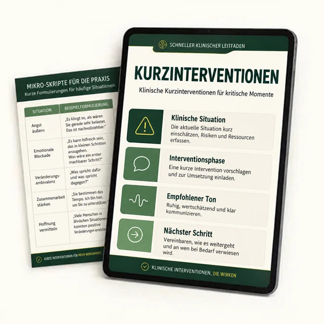 Kurze Interventionen für kritische Momente
